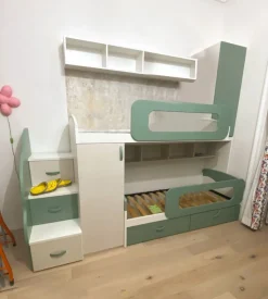 Cameretta completa doppia Banny Lite linea Colorfull