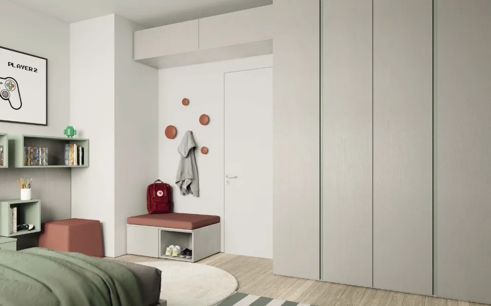 Cameretta completa Evan linea Airone