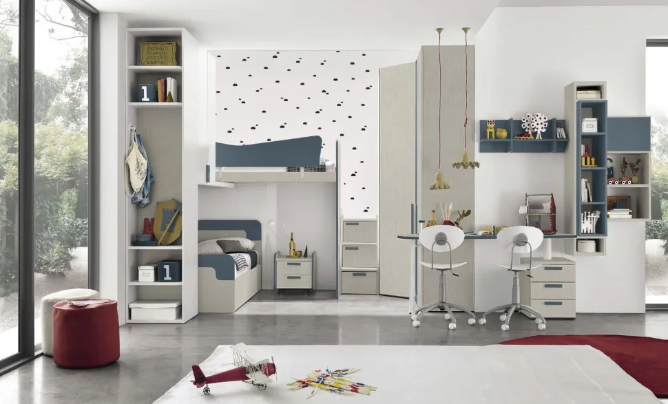 Cameretta completa Walter linea Airone