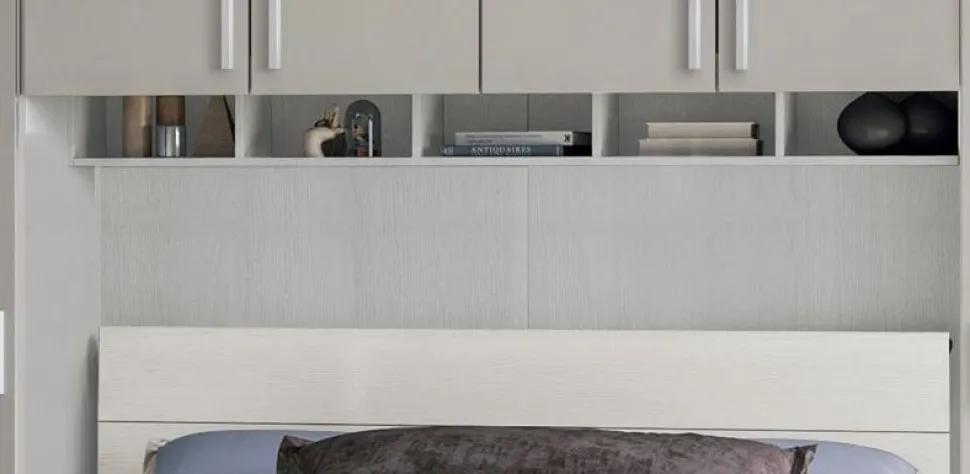 Cameretta Davide Short L.250cm a soppalco , 17 colorazioni