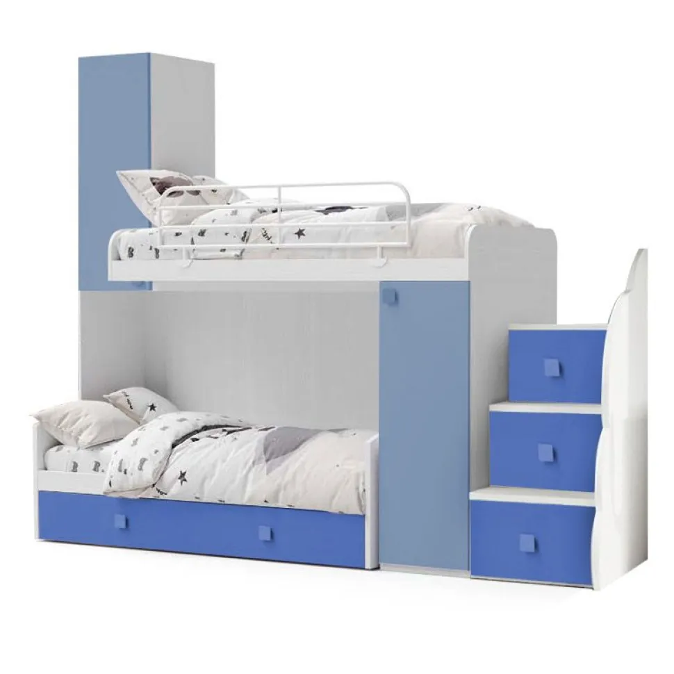 Cameretta Davide Short L.250cm a soppalco , 17 colorazioni