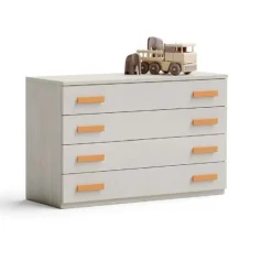 Cameretta Star linea Fly finitura Cenere Wood Calce e Albicocca