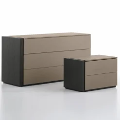 Cassettiera a 3 cassetti con fianco esterno sp. 5 cm Donald disponibile in vari colori
