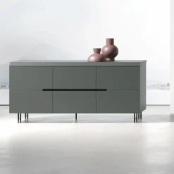 Cassettiera a 6 cassetti con piano estraibile con vano portaoggetti Argo disponibile in vari colori