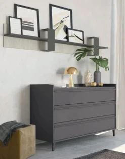 Cassettiera 3 cassetti Dado linea Volo disponibile in vari colori