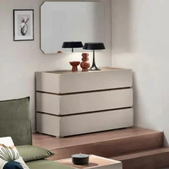 Cassettiera 3 cassetti Fergus linea Domino disponibile in vari colori