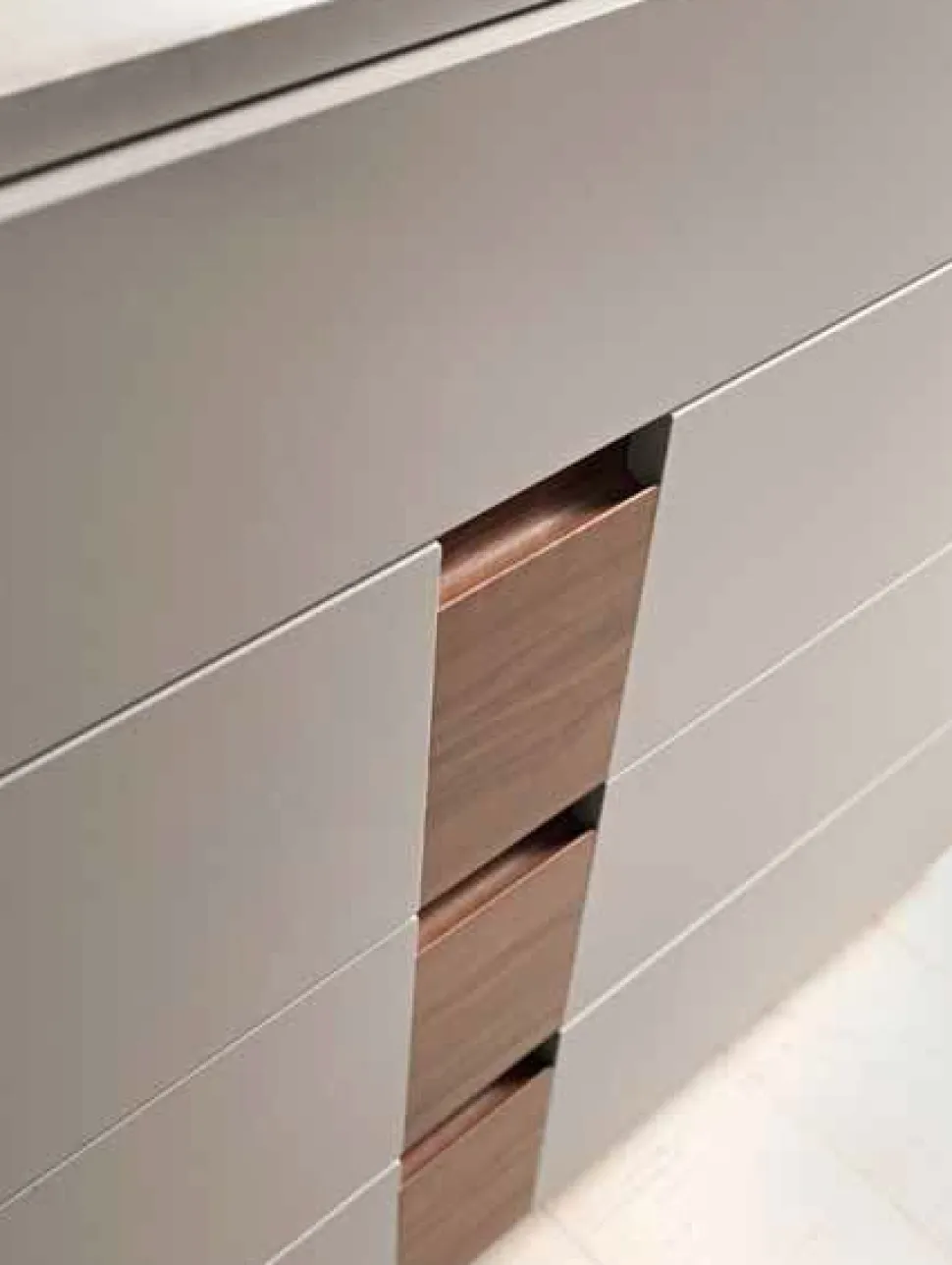 Cassettiera 3 cassetti Gunter linea Domino disponibile in vari colori