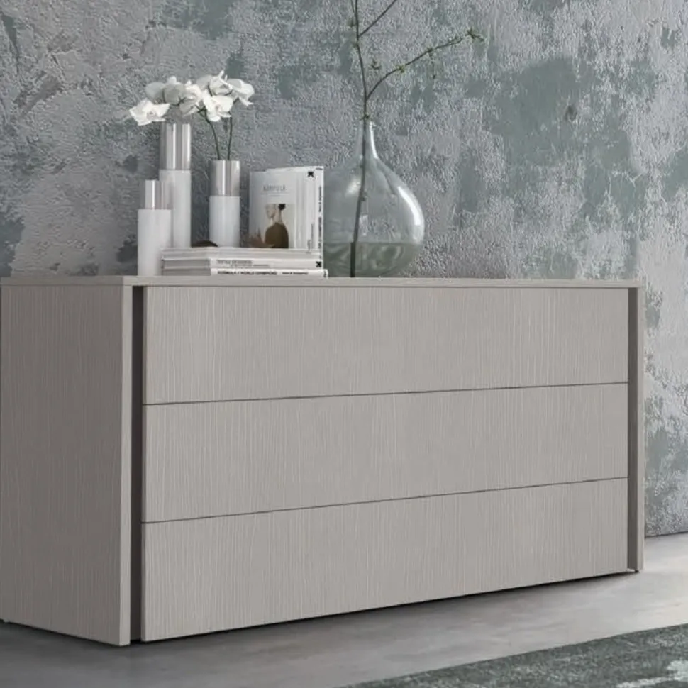 Cassettiera con 3 cassetti senza maniglia modello Man Linea Lotto disponibile in 16 colori