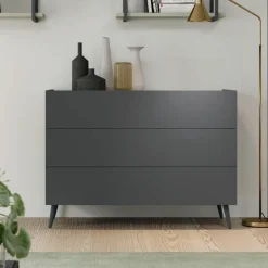 Cassettiera con 3 cassetti senza maniglia modello Alex Linea Lotto disponibile in 16 colori