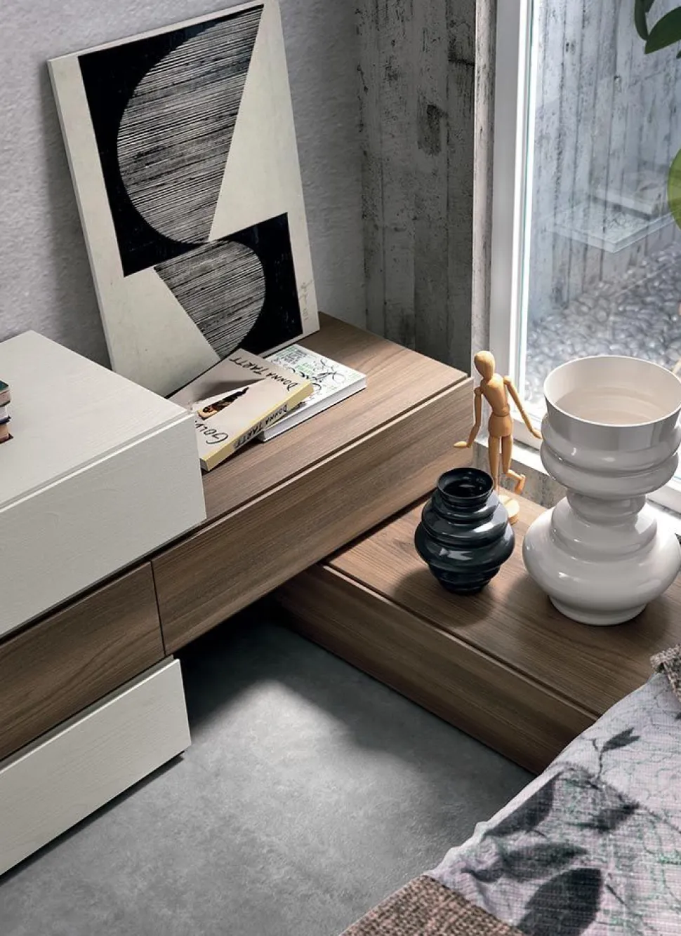 Cassettiera Lilit linea Alba Notte