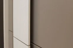 Cassettiera moderna 3 cassetti con maniglia integrata in MDF disponibile in vari colori
