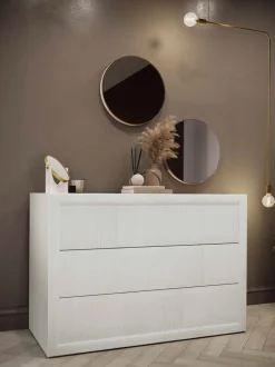 Cassettiera Oscar tre cassetti linea Ginevra disponibile in vari colori