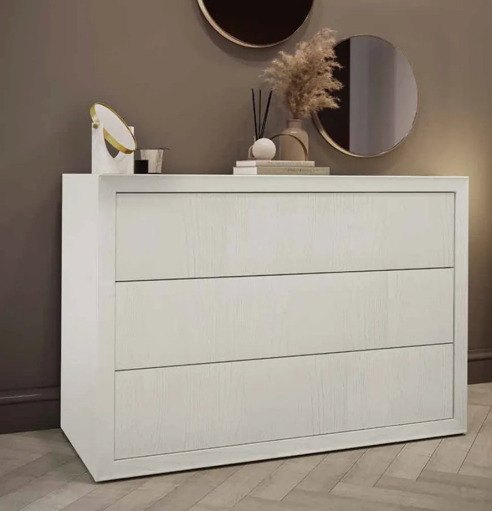 Cassettiera Oscar tre cassetti linea Ginevra disponibile in vari colori