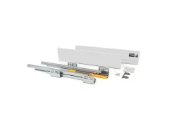 Cassetto esterno Concept 30kg, altezza 105mm, profondità 300mm, Acciaio, Verniciato bianco o antracite