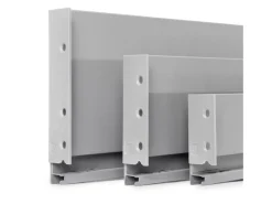 Cassetto esterno Vertex con regolazione 3D altezza 178mm, 40kg, profondità 350mm, Acciaio,Bianco,Alluminio o Grigio antracite