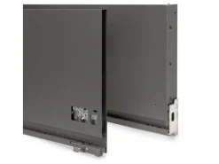 Cassetto esterno Vertex 60kg, altezza 242mm, profondità 450mm, Acciaio, Verniciato bianco