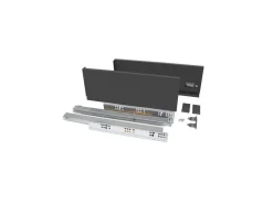 Cassetto esterno Vertex 40kg altezza 131mm, profondità 300mm, Acciaio, Grigio antracite o bianco