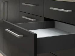 Cassetto esterno Vertex 40kg altezza 131mm, profondità 300mm, Acciaio, Grigio antracite o bianco