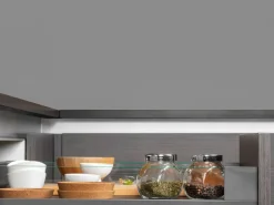 Cassetto esterno Vertex 40 kg con laterale in vetro 93 mm di altezza, 450 mm di profondità, Acciaio, Alluminio e Vetro, Grigio antracite