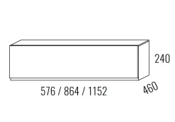 Cassettone linea alba