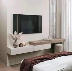 Cassettoni sospesi con mensola