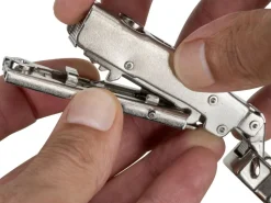 Cerniere collo alto X91 con chiusura soft e Basetta a vite, altezza 1, Acciaio, Nichelato