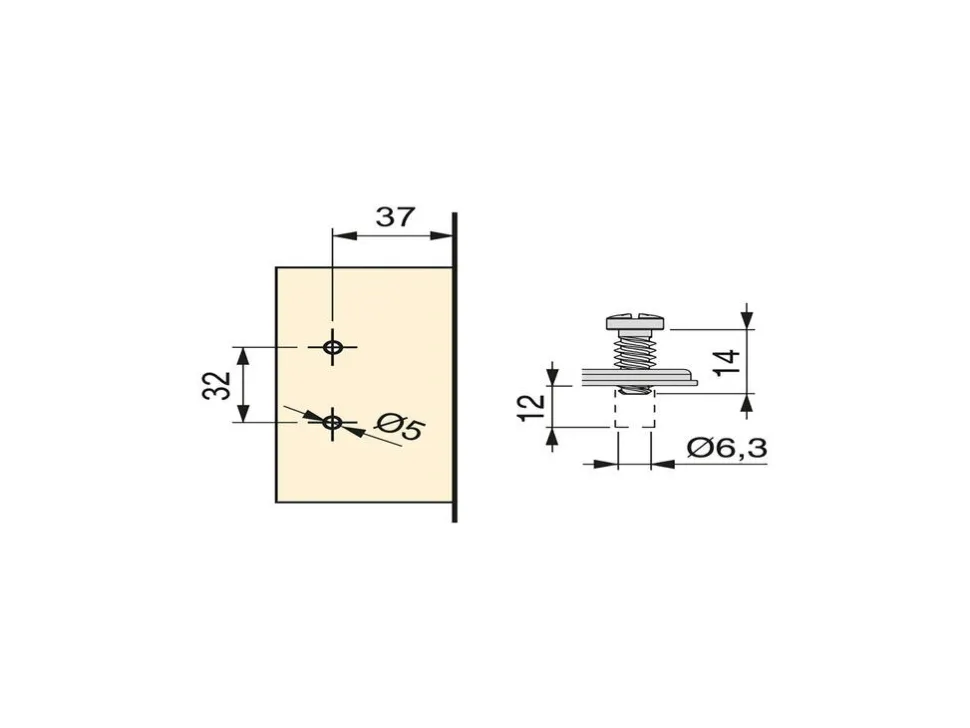 Cerniere collo alto X91 165 gradi con chiusura soft soft e basetta euro, altezza 0, Acciaio, Nichelato