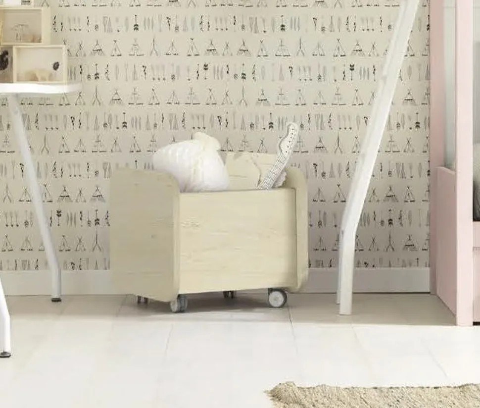 Cestone con ruote linea Airone disponibile in 3 misure