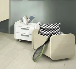 Cestone con ruote linea Airone disponibile in 3 misure