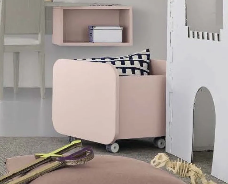 Cestone con ruote linea Airone disponibile in 3 misure