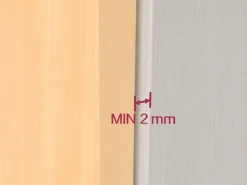 Chiusure per porte da avvitare ai mobili con regolazione Push Lite, lunghezza 80 mm, Chiusura soft, Tecnoplastica, Grigia