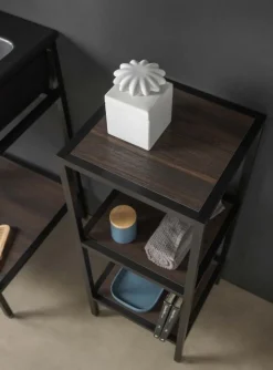 Colonna bagno in alluminio scatolato 20x20 disponibile in vari colori e 2 misure