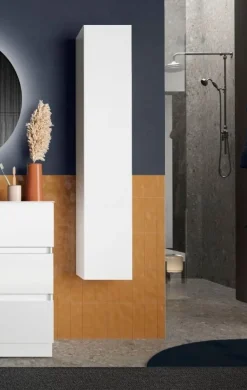 Colonna bagno sospesa Agata finitura Bianco Lucido