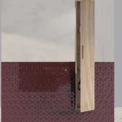 Colonna bagno sospesa disponibile in 2 misure e vari colori
