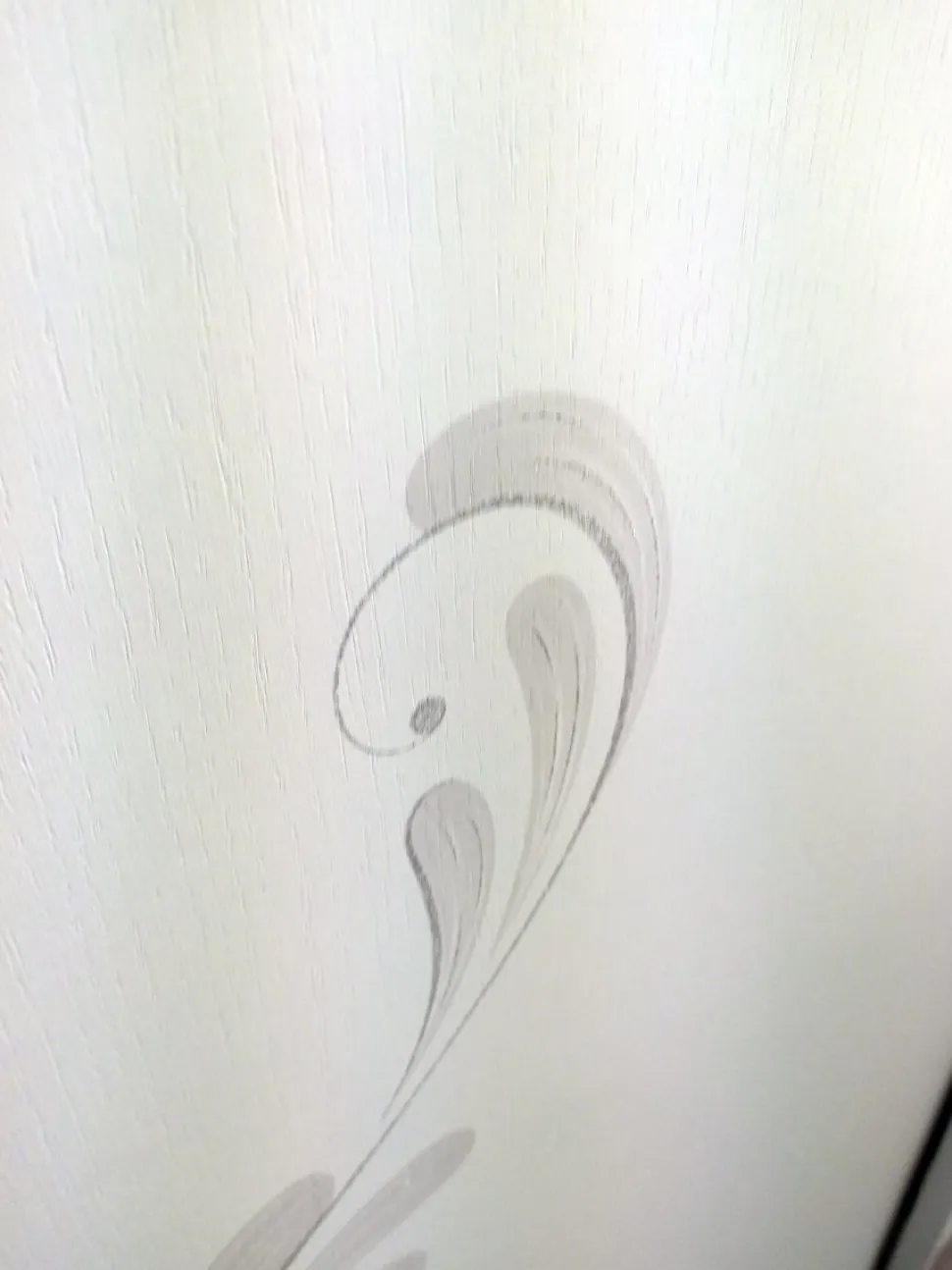 Comodini moderni Bianco Frassino a due cassetti serigrafati Noemi linea Essenza
