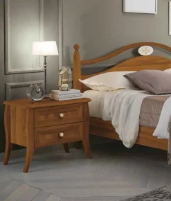 Comodino Alaska due cassetti linea Ginevra disponibile in vari colori