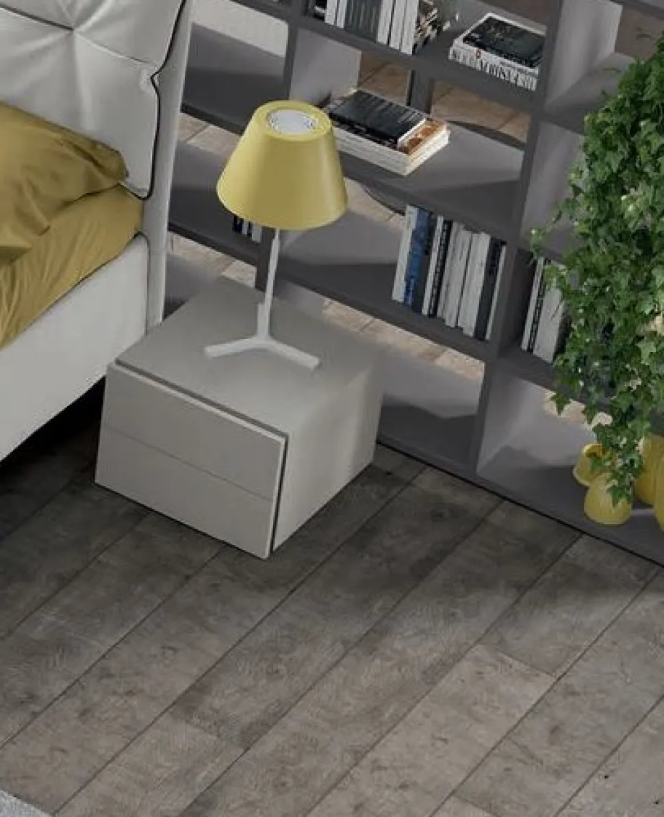 Comodino con 2 cassetti modello Kim Linea Lotto disponibile in 16 colori