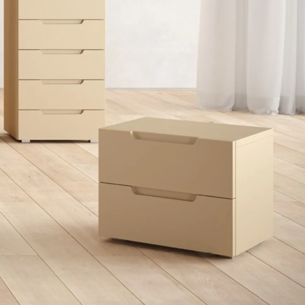 Comodino Gab a 2 cassetti Linea New Season