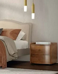 Comodino Pack due cassetti linea Ginevra disponibile in vari colori