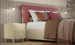 Comodino Pack due cassetti linea Ginevra disponibile in vari colori