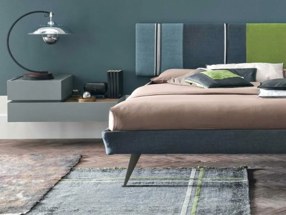 Comodino sospeso componibile 2 cassetti Mix disponibile in varie misure e colori