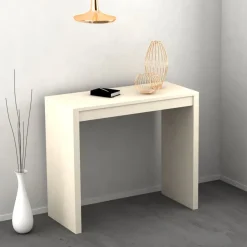 Consolle allungabile colore Panna modello Cosmo laccato lucido o opaco 3 mt