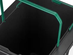 Contenitore per la raccolta differenziata con fissaggio laterale ed estrazione manuale Recycle