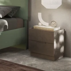 Coppia di comodini a 2 cassetti Milly linea Chèrie disponibile in 3 colori