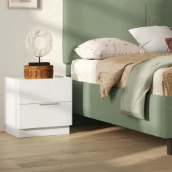 Coppia di comodini a 2 cassetti Milly linea Chèrie disponibile in 3 colori