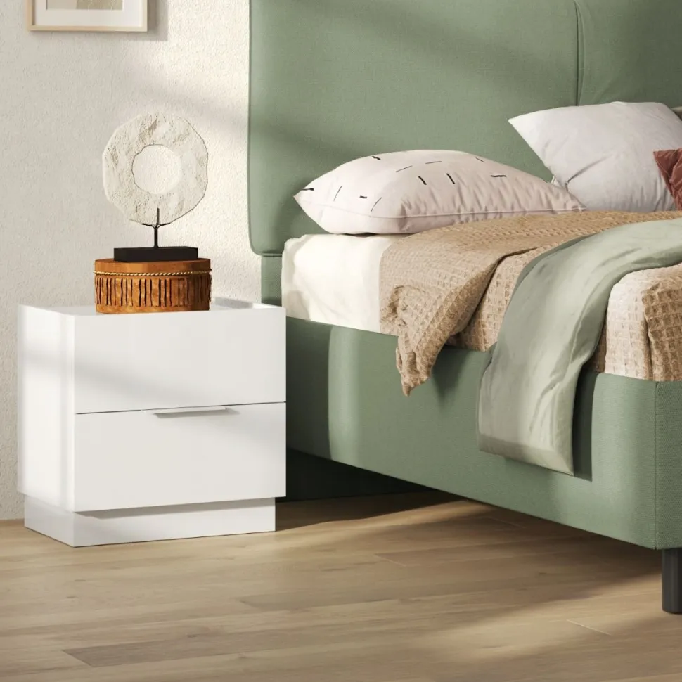 Coppia di comodini a 2 cassetti Milly linea Chèrie disponibile in 3 colori