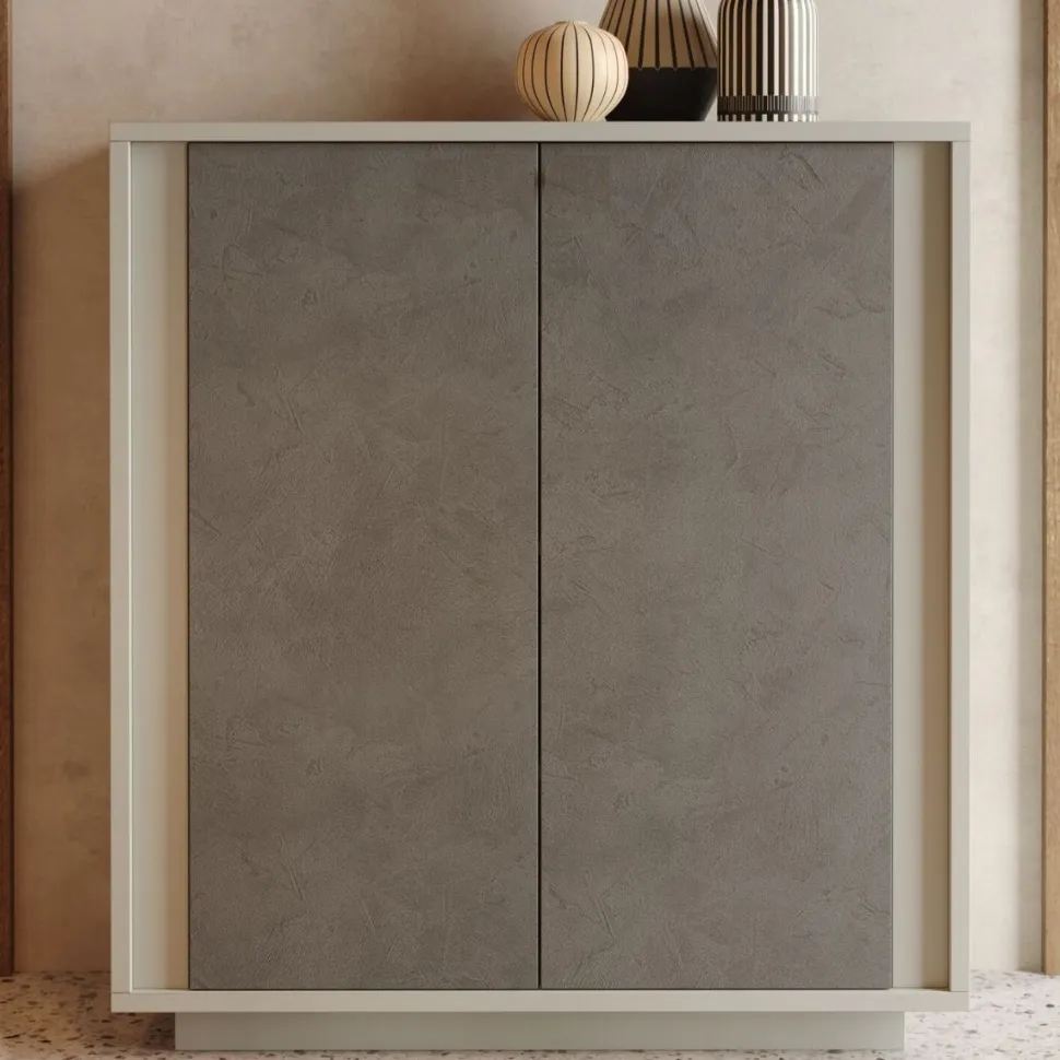 Credenza a 2 ante nuvola frassino e stone gray linea Skyline