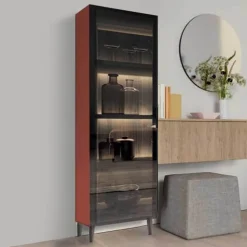 Credenza 1 anta in vetro in 2 larghezze e in 3 altezze
