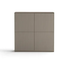 Credenza 4 ante con frontali cannetè linea Contact disponibile in 30 colori