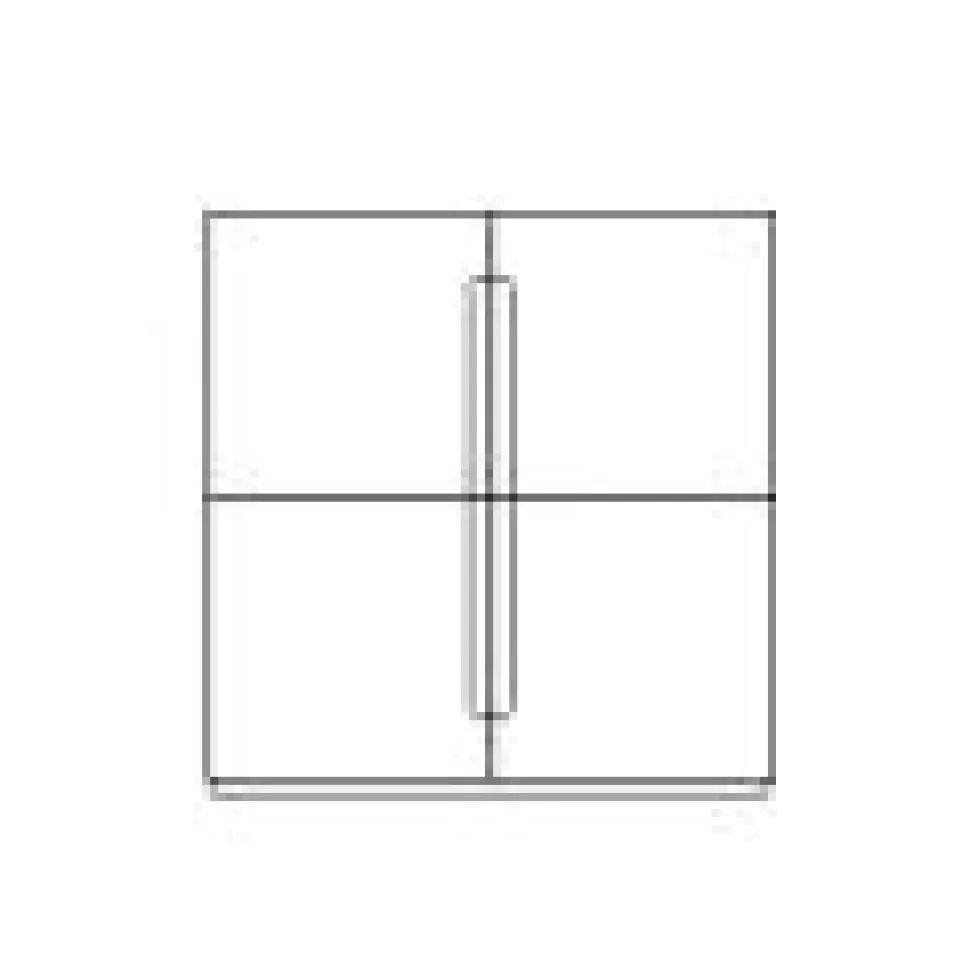 Credenza 4 ante con maniglia a incasso Montgomery linea Nais disponibile in vari colori